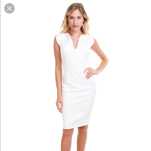 French Connection Dresses & Skirts - NEW!FRENCH CONNECTION LOLO white dress sz 4  REISS